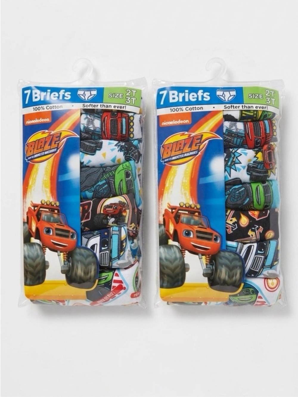 2 Sets Nickelodeon Blaze Boys' Multicolor Briefs